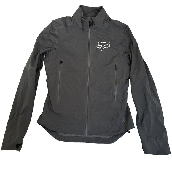 Fox Racing Attack Jacket Women's Black Rain Jacket Water windbreaker Size S - Picture 1 of 10